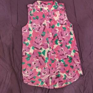 Last chance! JCrew Button Down Floral Blouse